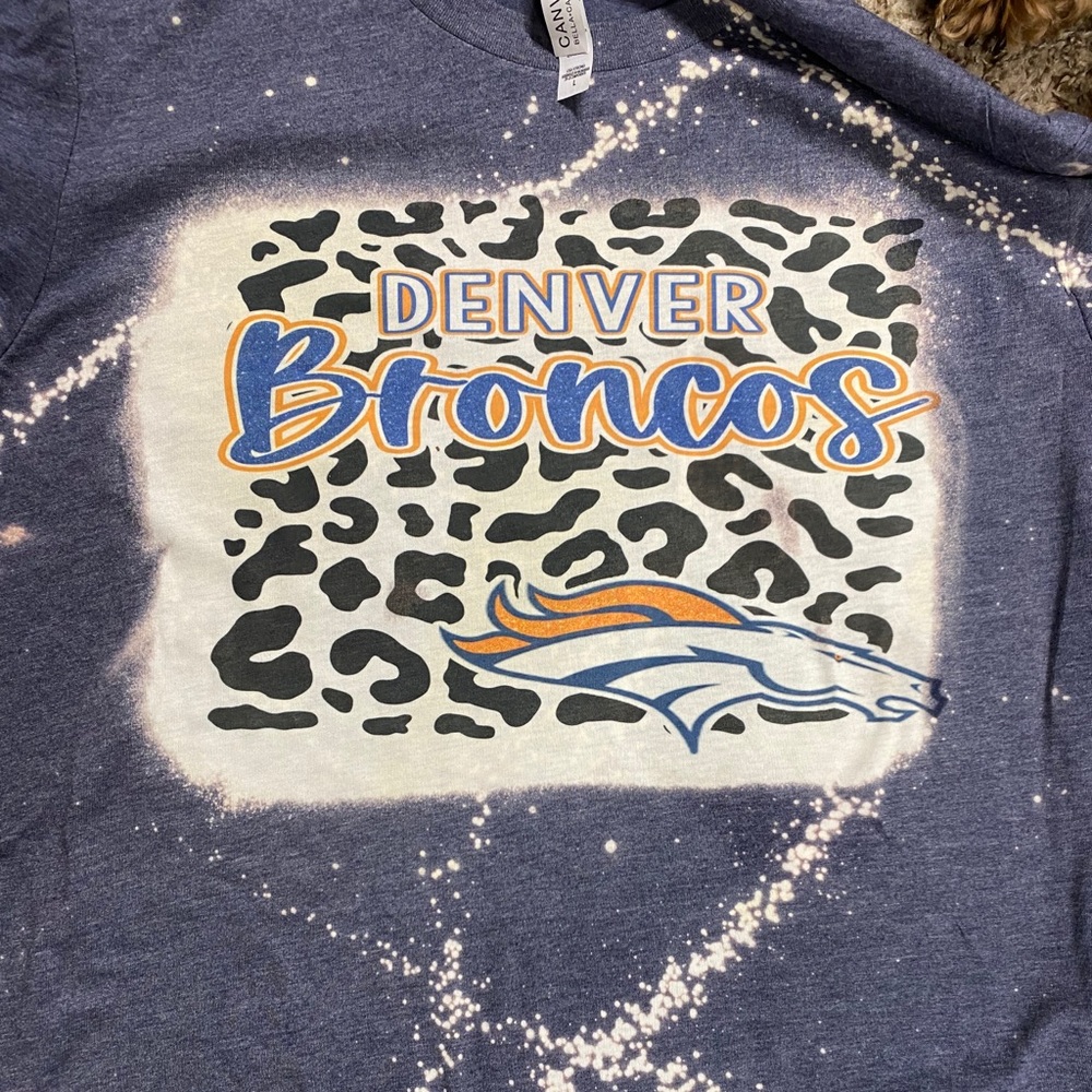 Bleached Denver Broncos T-shirt